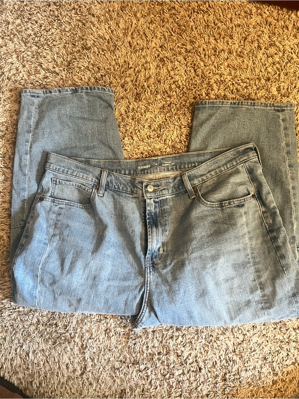 Old Navy Light Blue Relaxed Fit Denim Jeans